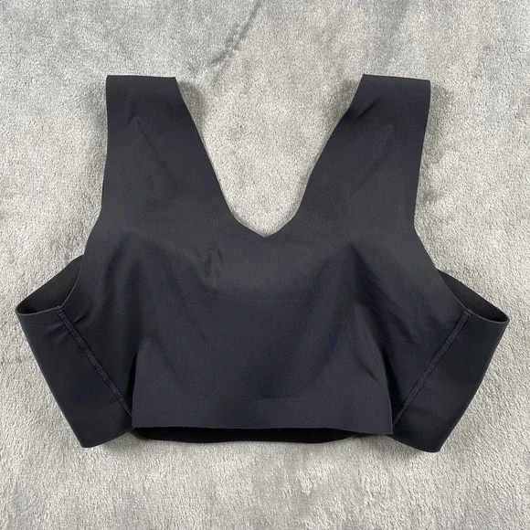 EVELYN BOBBIE The Defy Bra Womens Sz M Black Seamless Support EB Core Wirefree - Picture 4 of 11